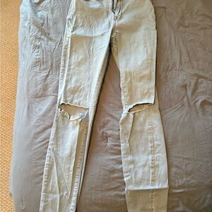 PacSun Distressed Light Blue Jeggings
